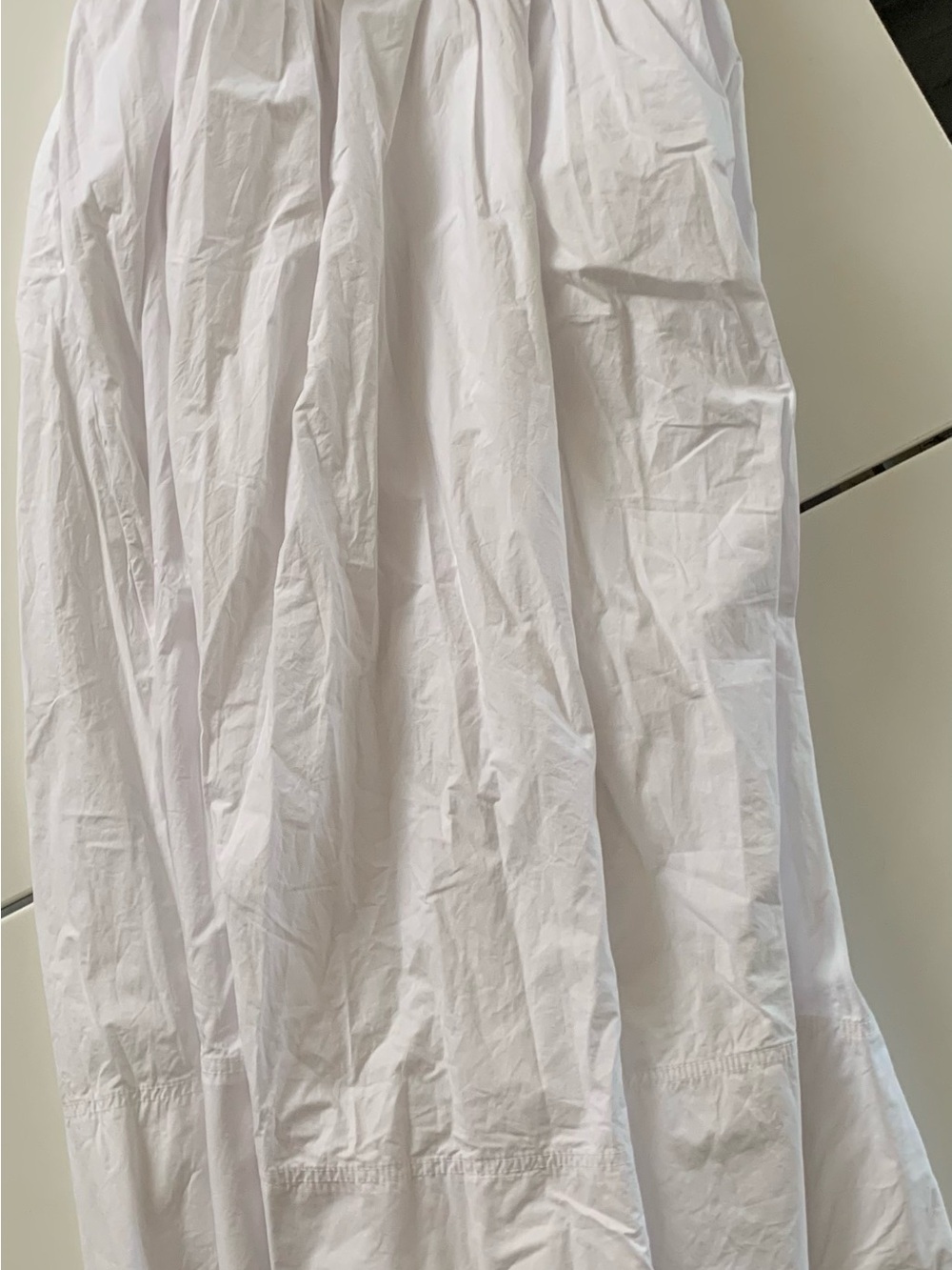 #5 Banana Republic White Women's Full Skirt